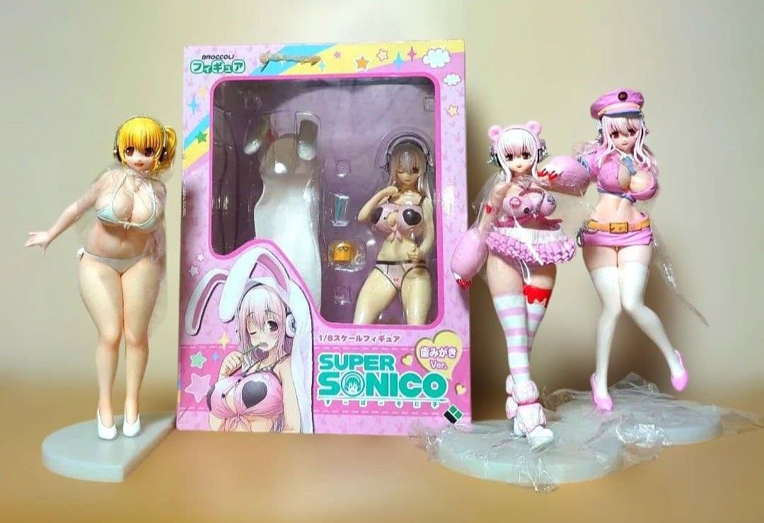 すーぱーそに子 歯みがき レースクイーン ぽちゃ子 スペースポリス フィギュア