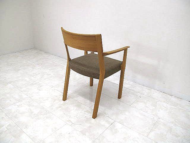 展示品】ヒラシマ 「カラメッラ」アームチェア ダイニングチェア 約8.5