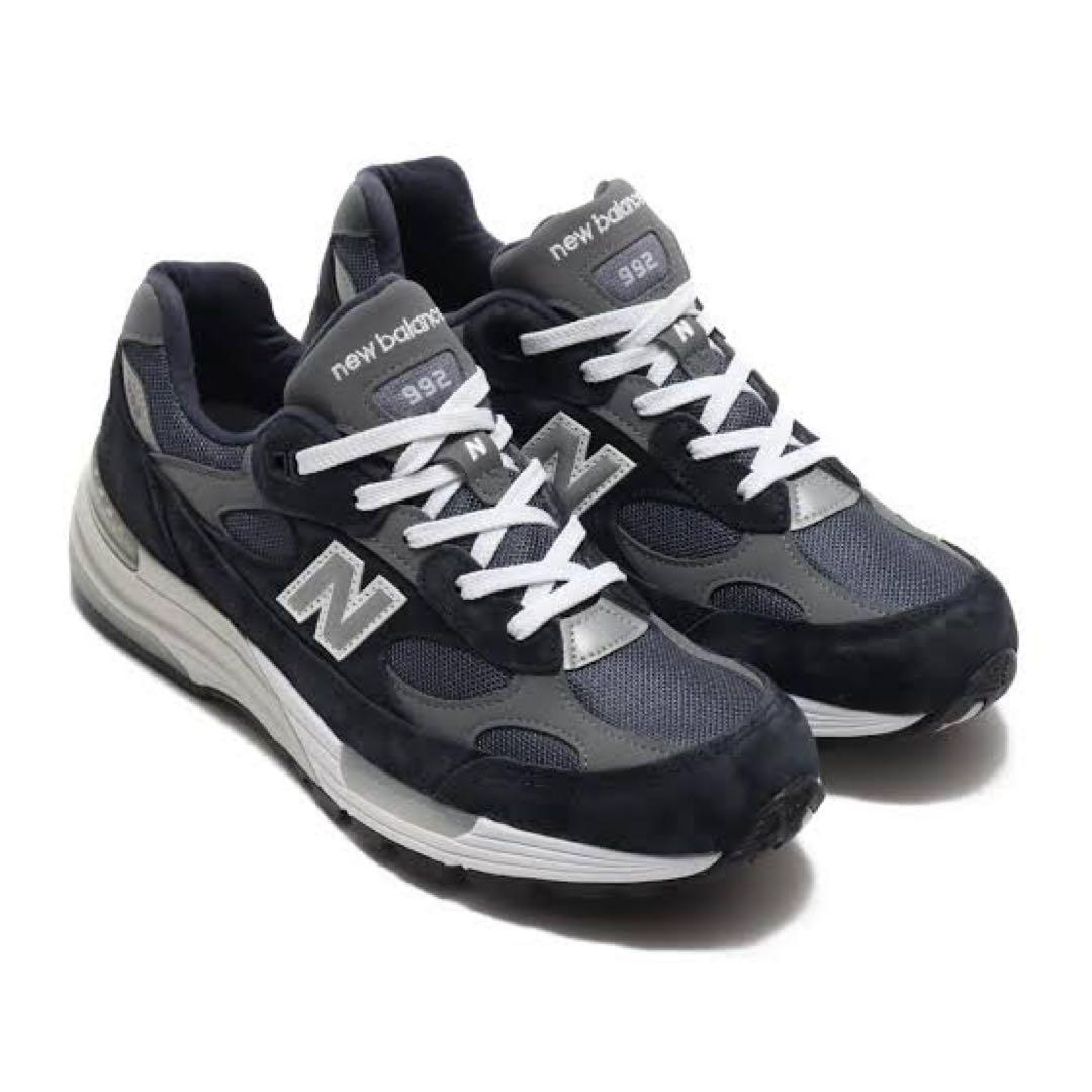 New Balance 992 992GG 27cm ネイビー