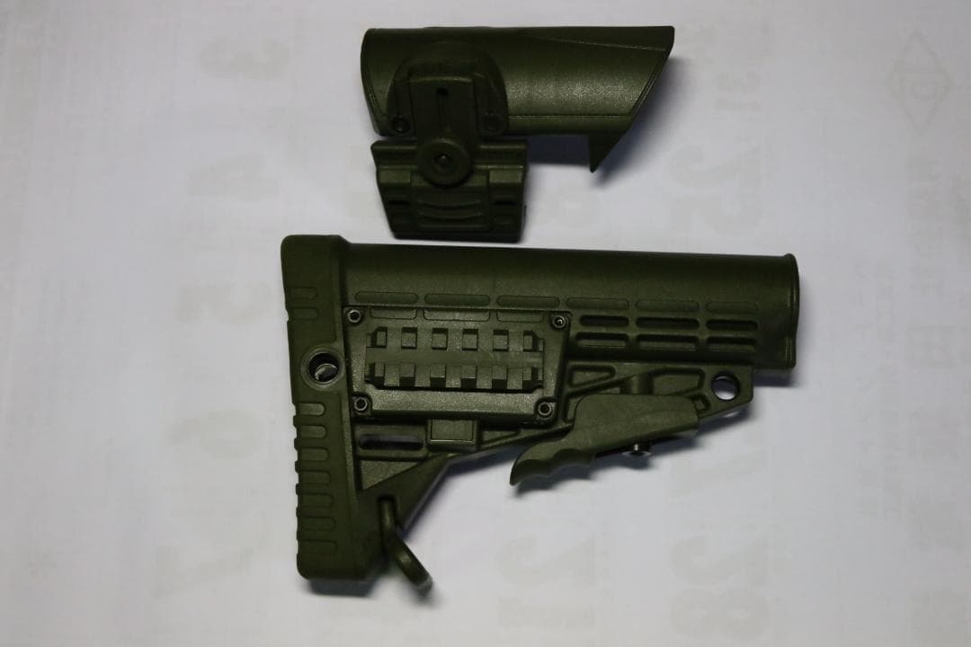 CAA トイガン用ストック オリーブドラブ CAA製オリーブドラブの