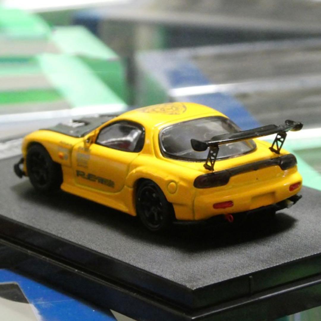 Master 1/64 マツダ RX7 FD RE雨宮 黄色カーボン - メルカリ