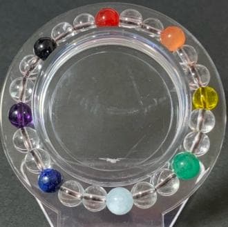 古代文字付与パワーストーン　ブレスレット　8色　8mm