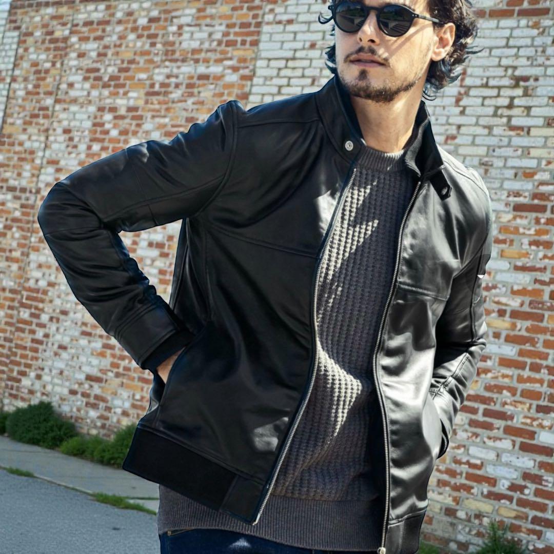 shinshin さま　専用　akm 羊革 レザージャケット