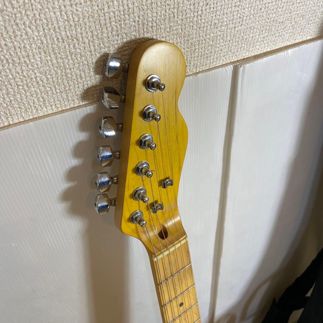 ノーブランド テレキャスタータイプ エレキギター ギターケース付き