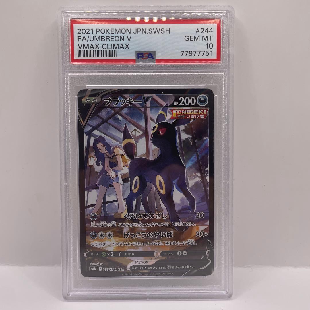 ブラッキーV CSR Psa10 244/184 PSA10】ブラッキーV (CSR) {244/184} [S8b] - magi通販【ポケモン