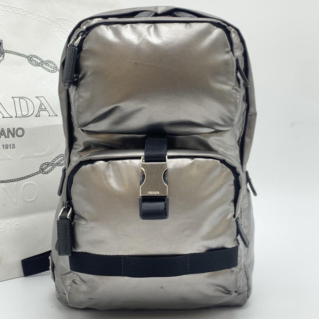 プラダ PVC ナイロン ボディバッグ ワンショルダー 1BZ026 シルバー 送料込【PRADA】大人気ナイロンバッグ Re-Edition 2005/1BH204 (PRADA