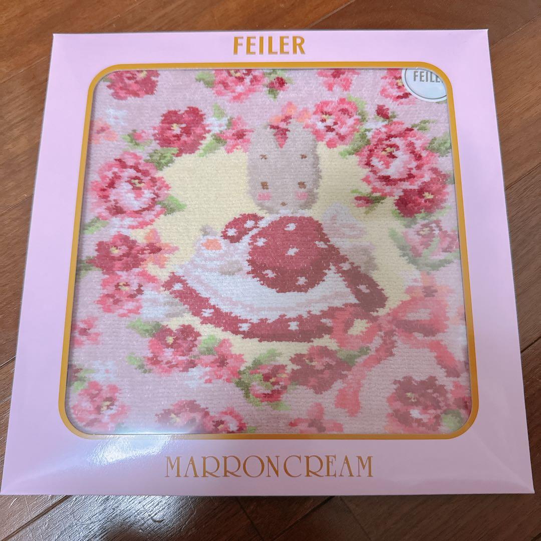 Sanrio サンリオ FEILER フェイラー マロンクリーム ハンカチ バラ