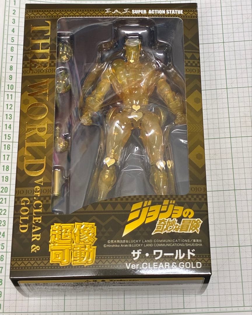 WF 2026 冬 限定 ジョジョ 超像可動 ザ・ワールド CLEAR&GOLD