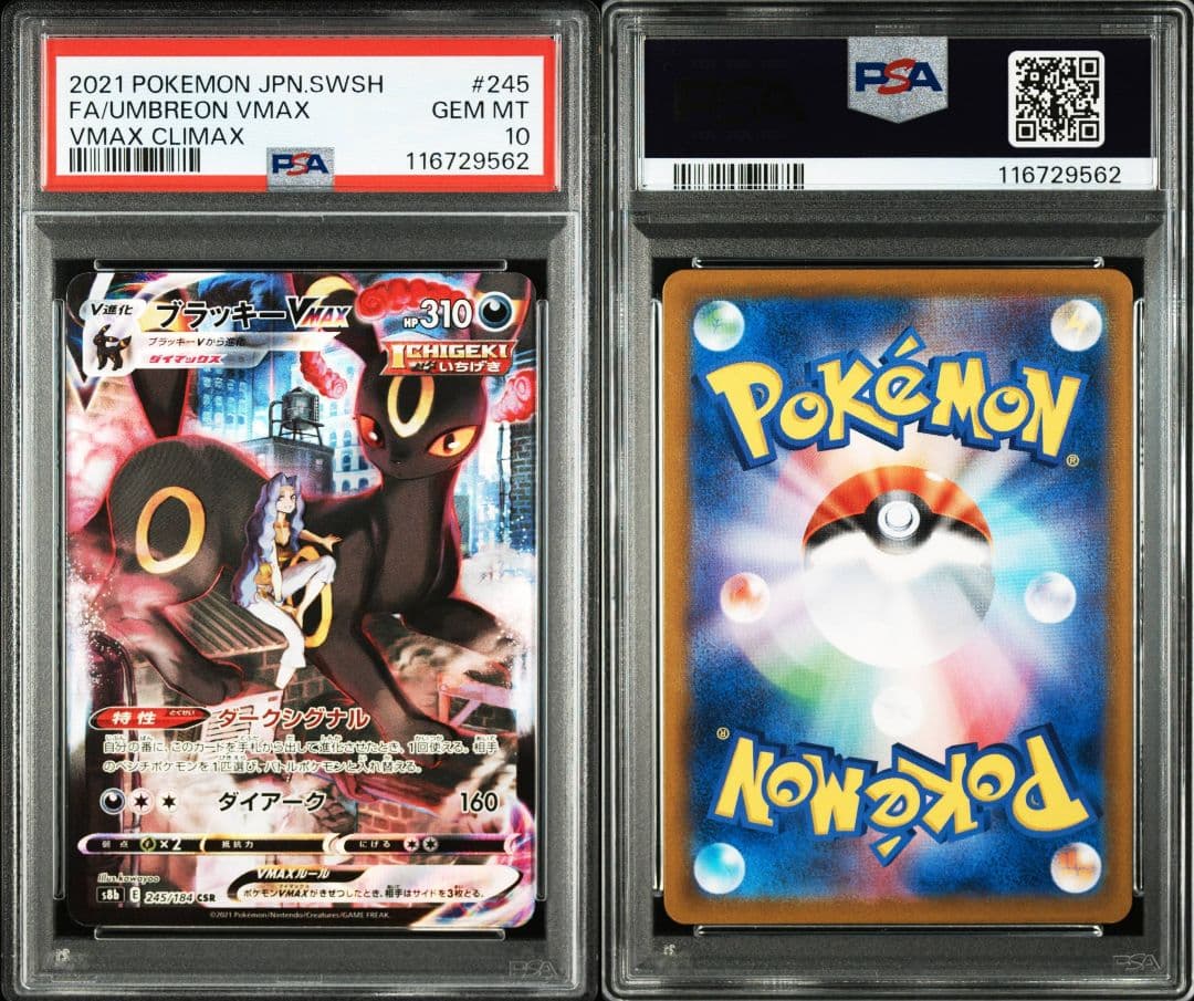 ブラッキーvmax csr psa10 最新ケース - PSA10】ブラッキー vmax csr