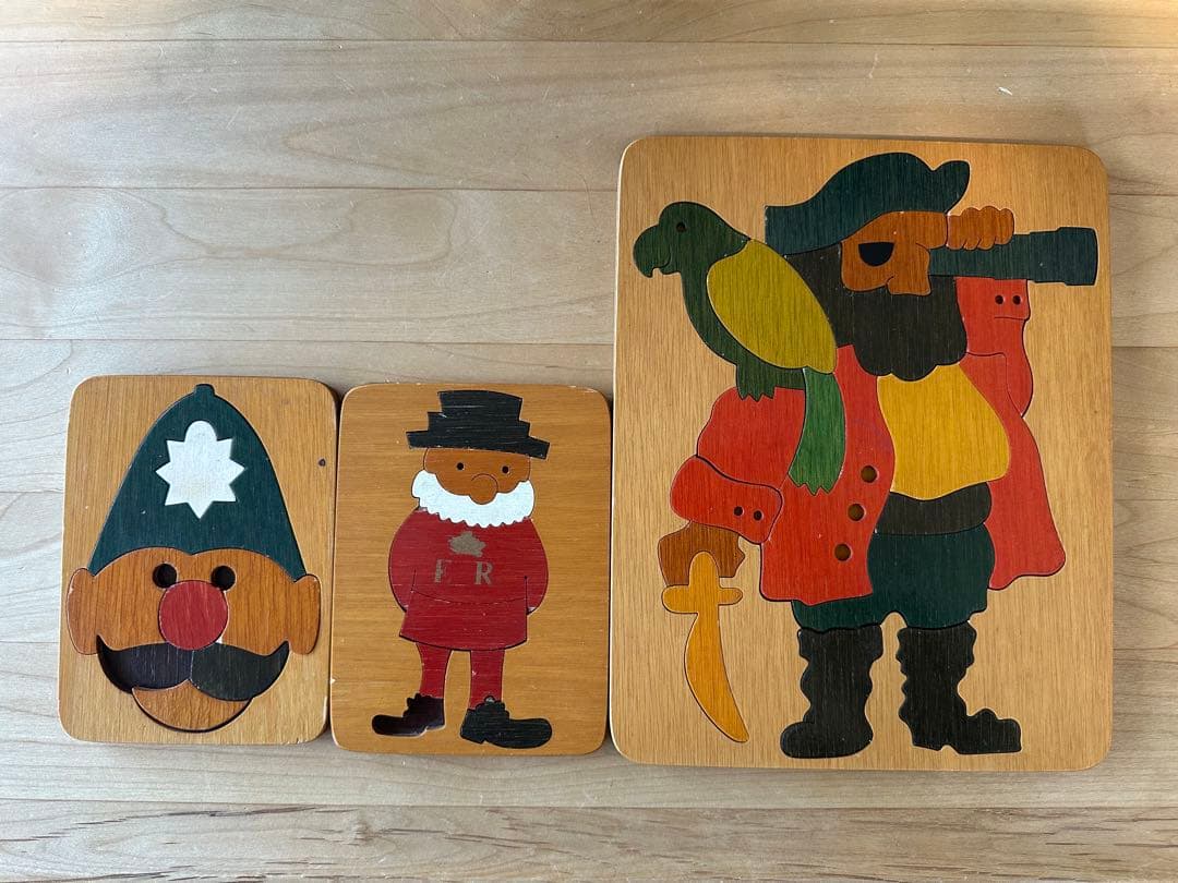 木製ジグソーパズル キャラクターセット