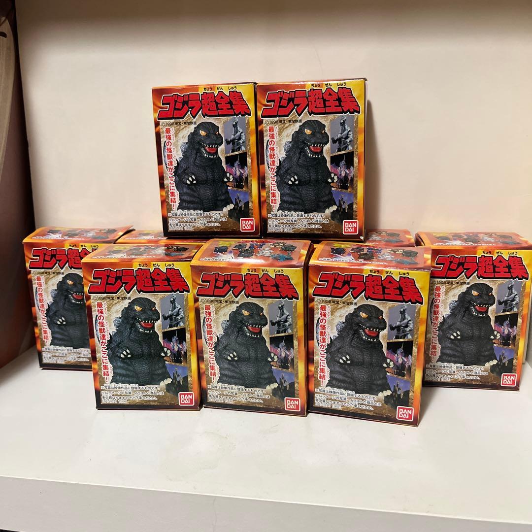バンダイ製 ゴジラ超全集 ソフビ フィギュア 指人形 全10種 セット ゴジラ」のソフビ指人形シリーズが再び登場！昔懐かしい頭身バランスは