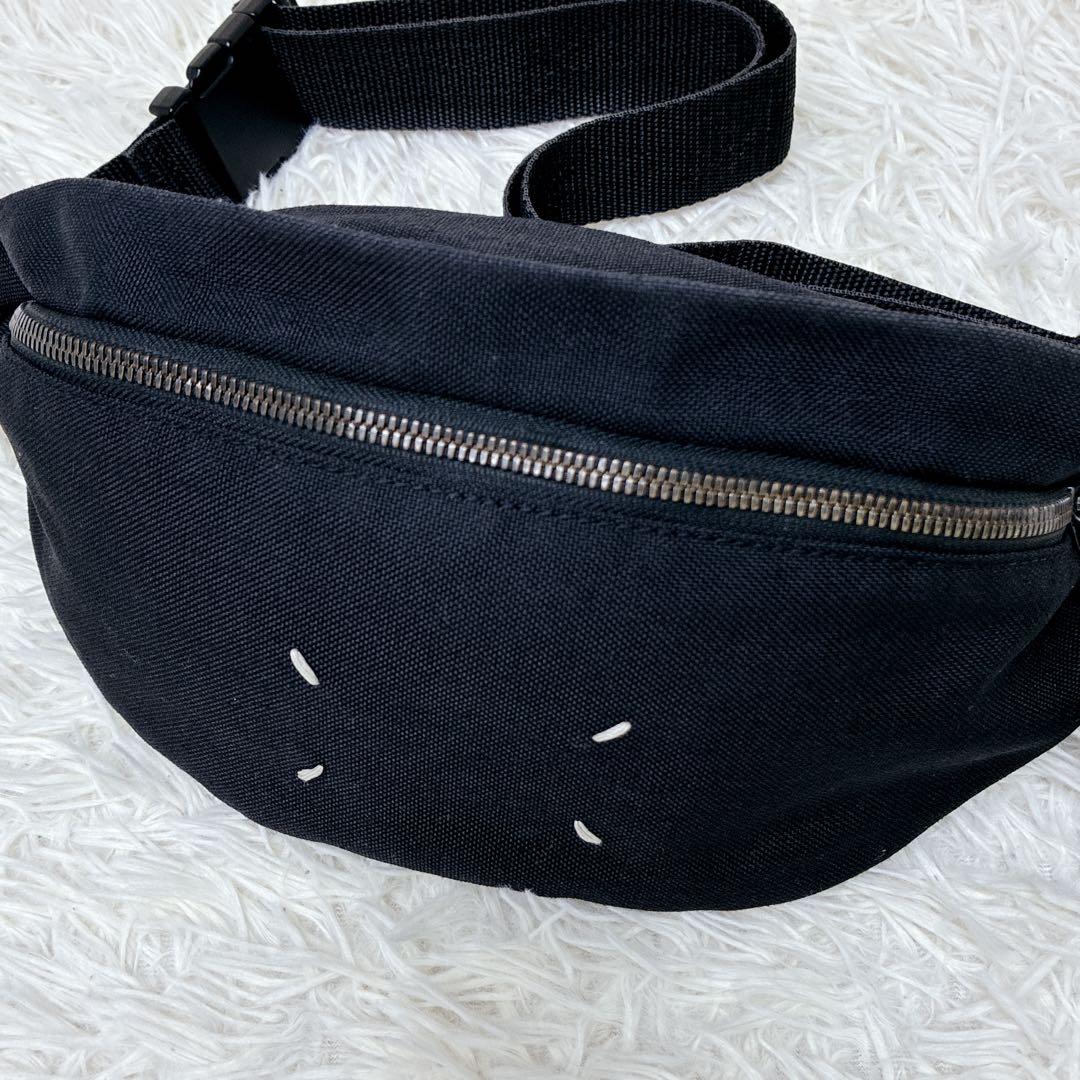 正規品 メゾンマルジェラ STEREOTYPE ボディバッグ 4ステッチ 黒