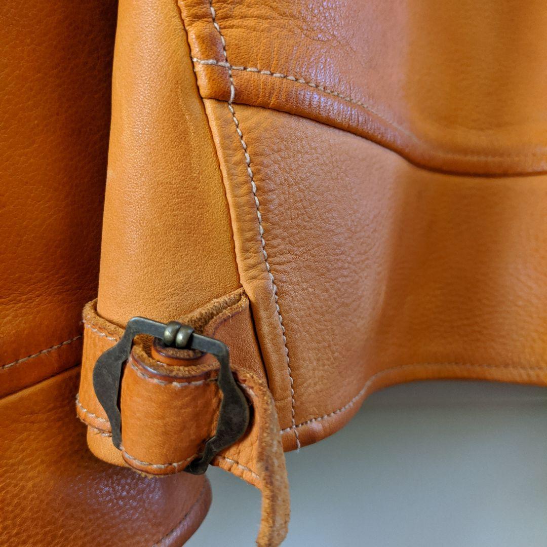 最終価格】ヌメ革ビンテージカウハイドコサックジャケット SIZE M