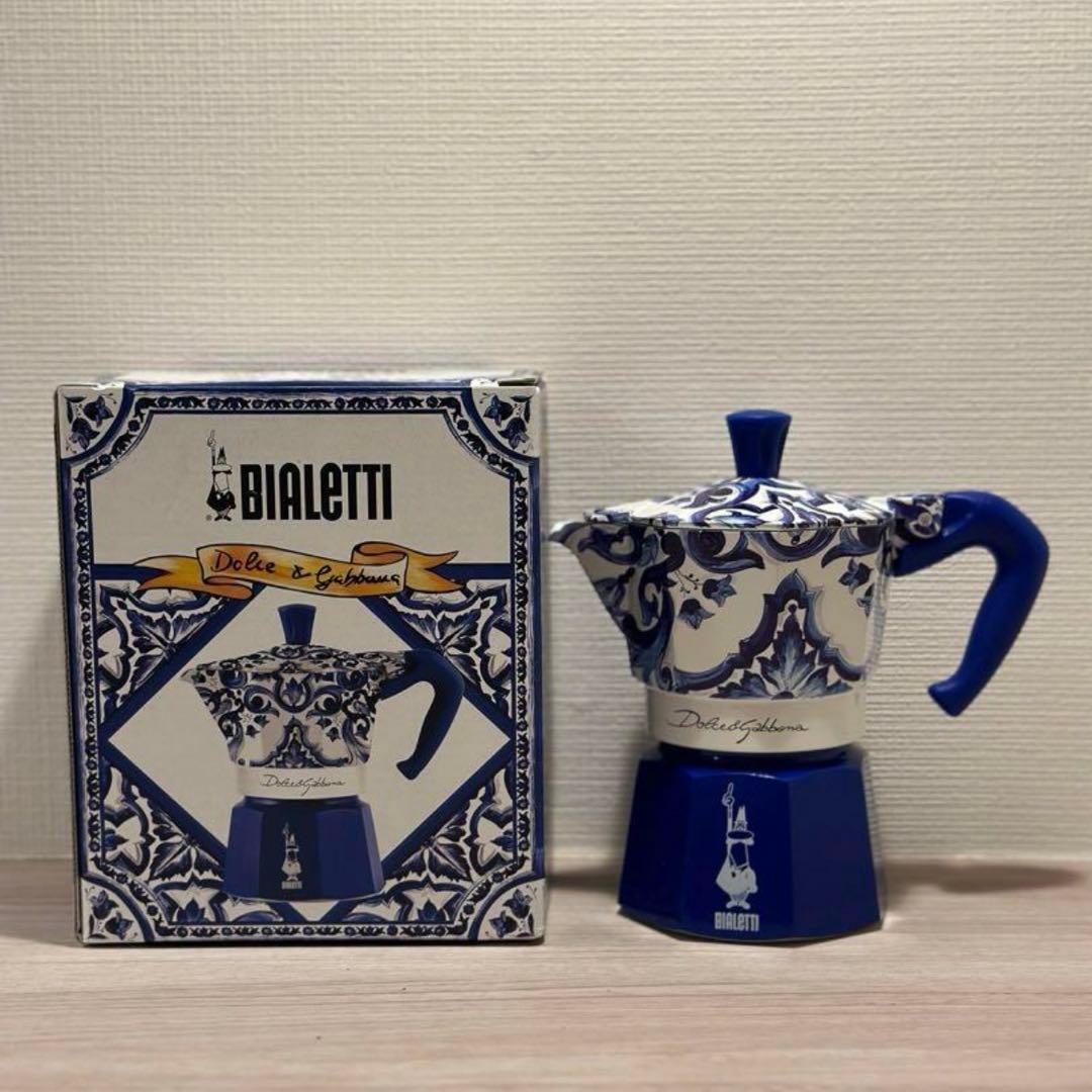 限定品 BIALETTI DOLCE&GABBANA ドルチェ&ガッバーナ　青