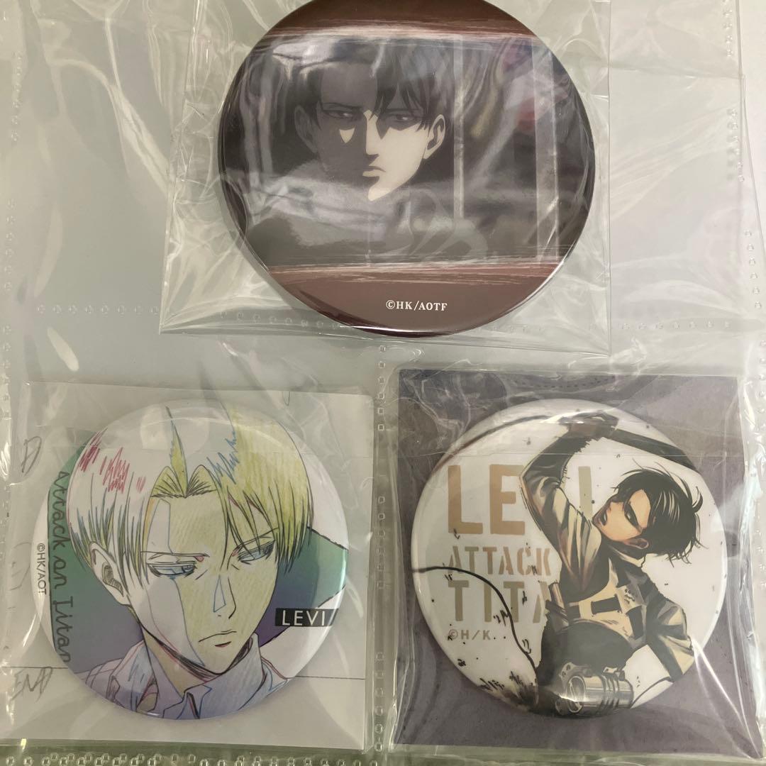 リヴァイ　缶バッジ　セット2 Anique Shop JAPAN