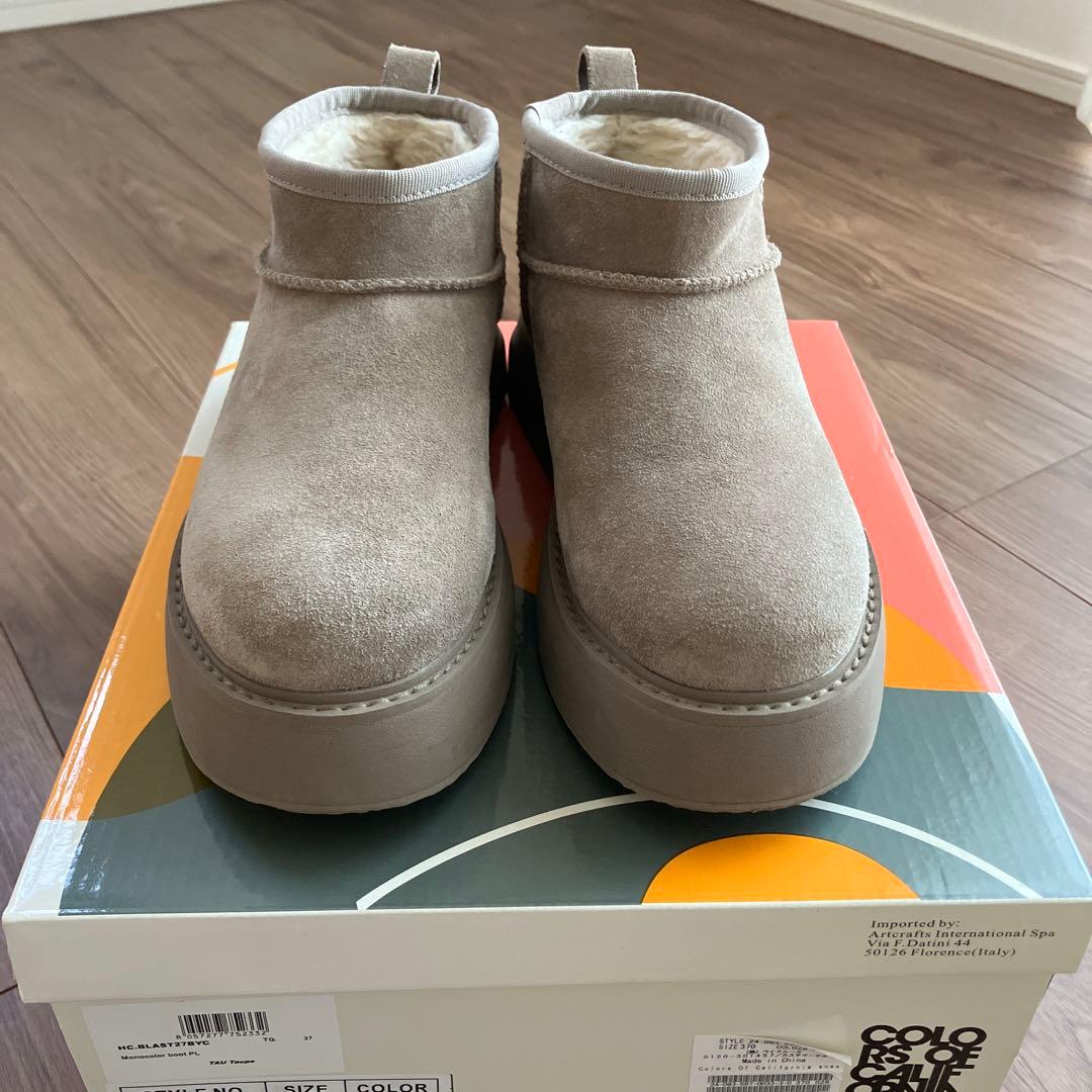 カラーズオフカリフォルニア　ブーツ　37