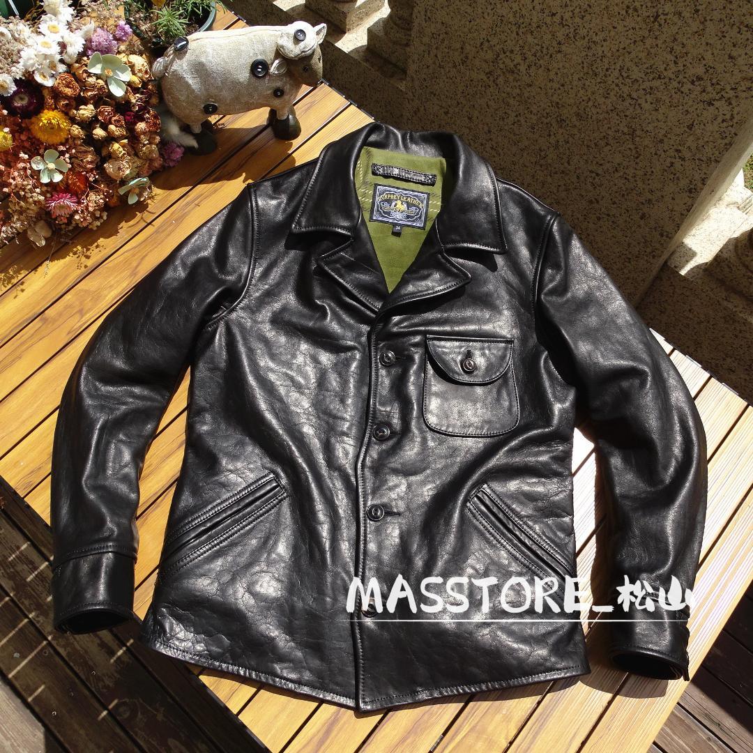 メンズ革ジャン 馬革 本革ライダースジャケット レザージャケットS-5XL