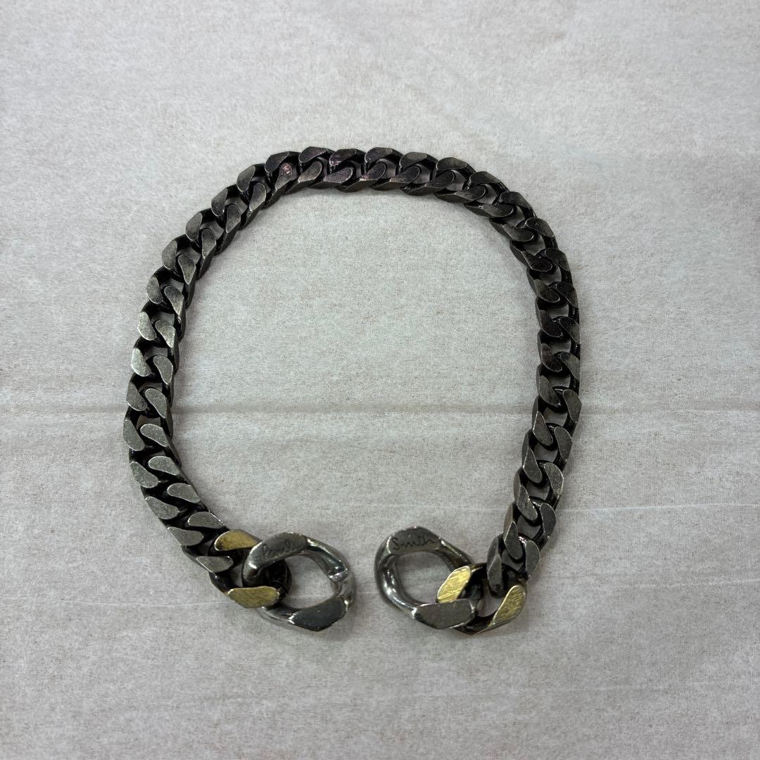 Paul Smith シルバーカラー 喜平チェーン ブレスレット
