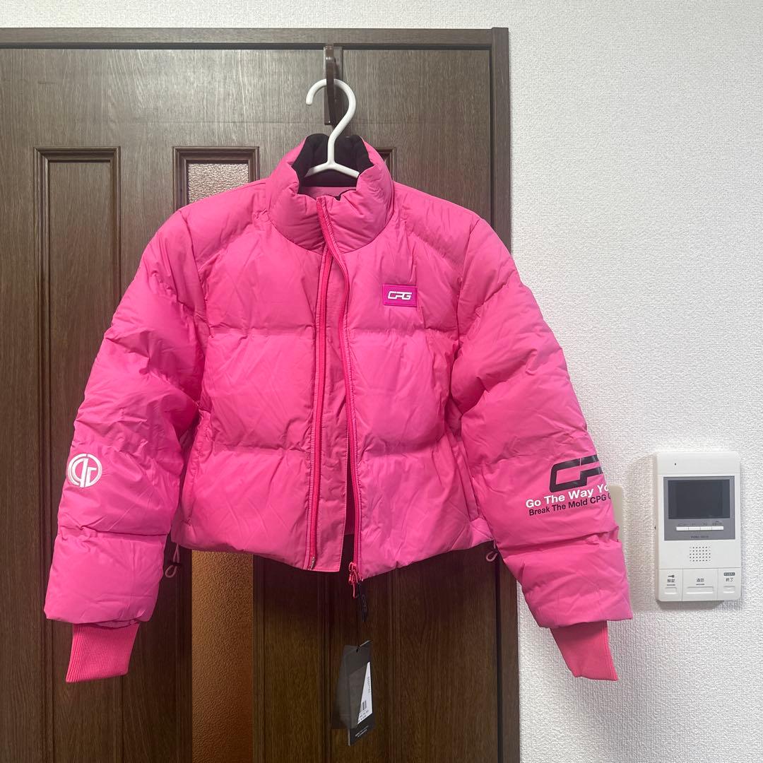 CPG ショート丈ダウンジャケット ピンク CPG GOLF（シーピージーゴルフ）の「Short down jacket （ショート