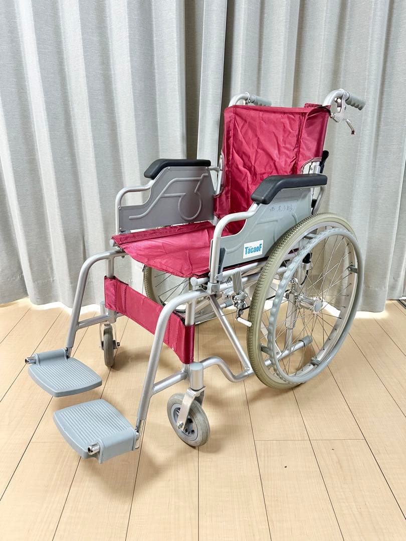 幸和製作所 Tacaof 自走 車椅子 S-15 ワインレッド