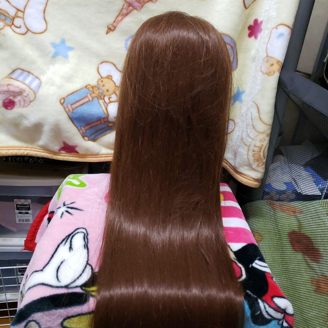 フロントレースウィッグ人毛ミックス７０センチ