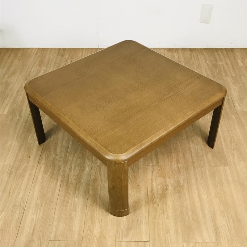 シンプル温風ファンヒーター こたつテーブル80