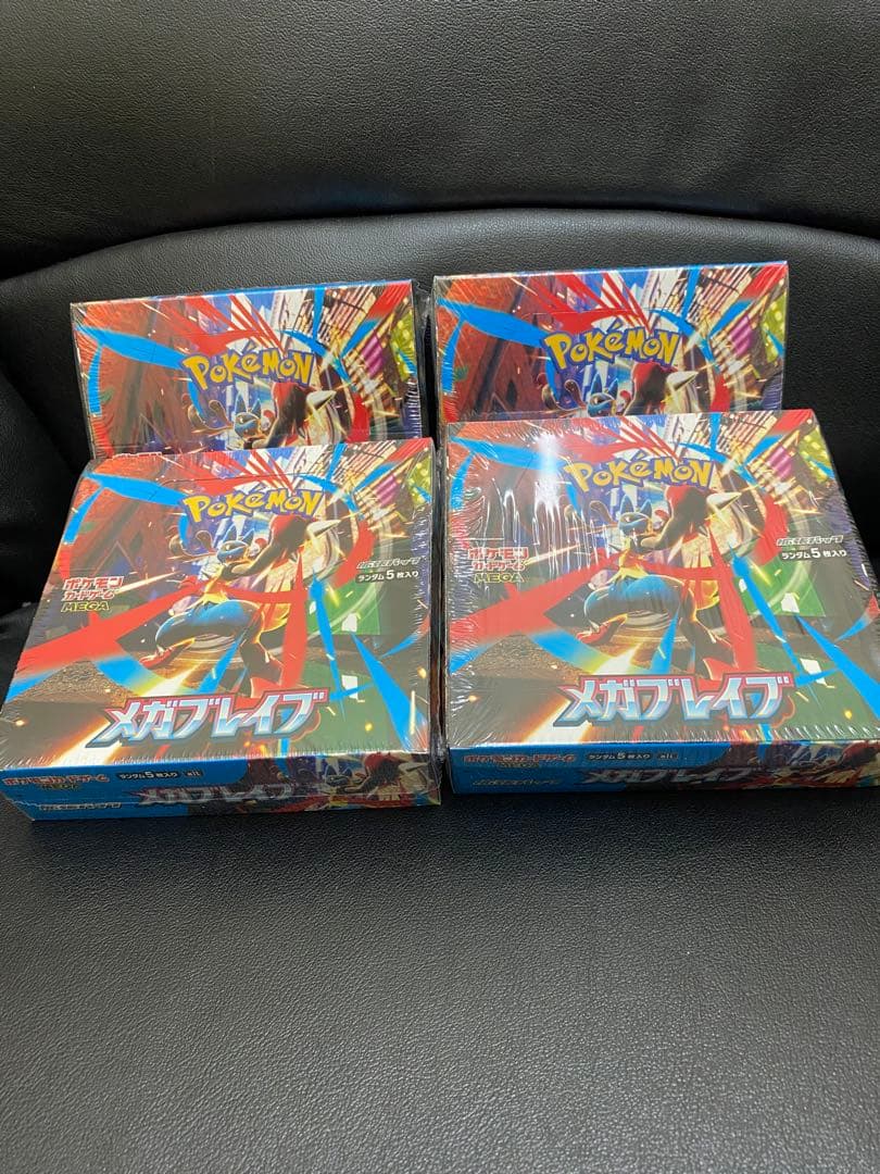 ポケモンカード　新品シュリンク付　メガブレイブ4BOX
