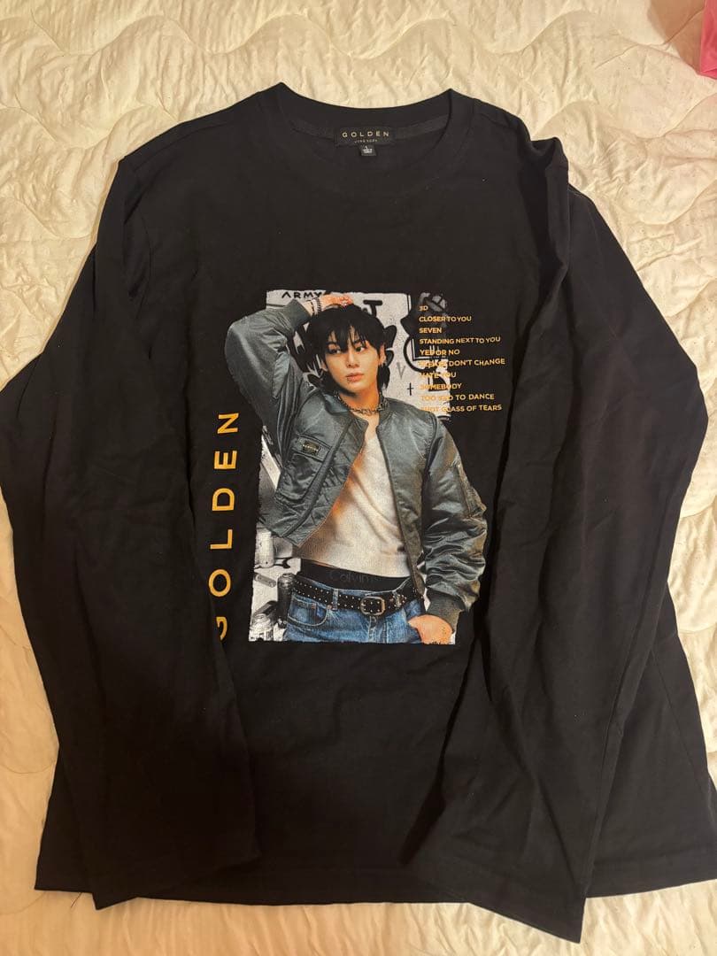 golden ジョングク　Tシャツ　Lサイズ Calvin Klein - 【Jung Kook/ジョングク、Bright/ブライト着用商品