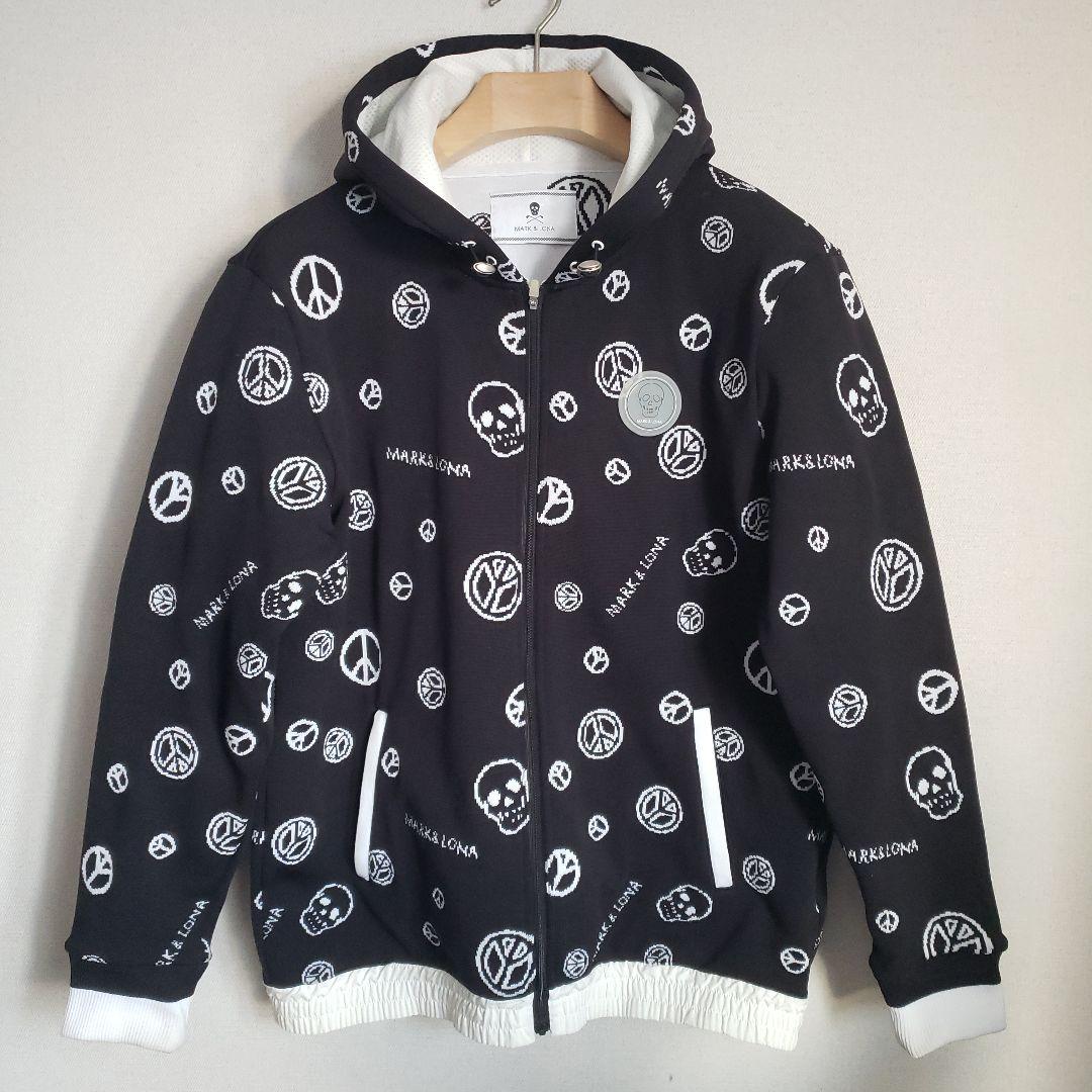 【美品】MARK&LONA マーク&ロナ ニットパーカー ゴルフウェア