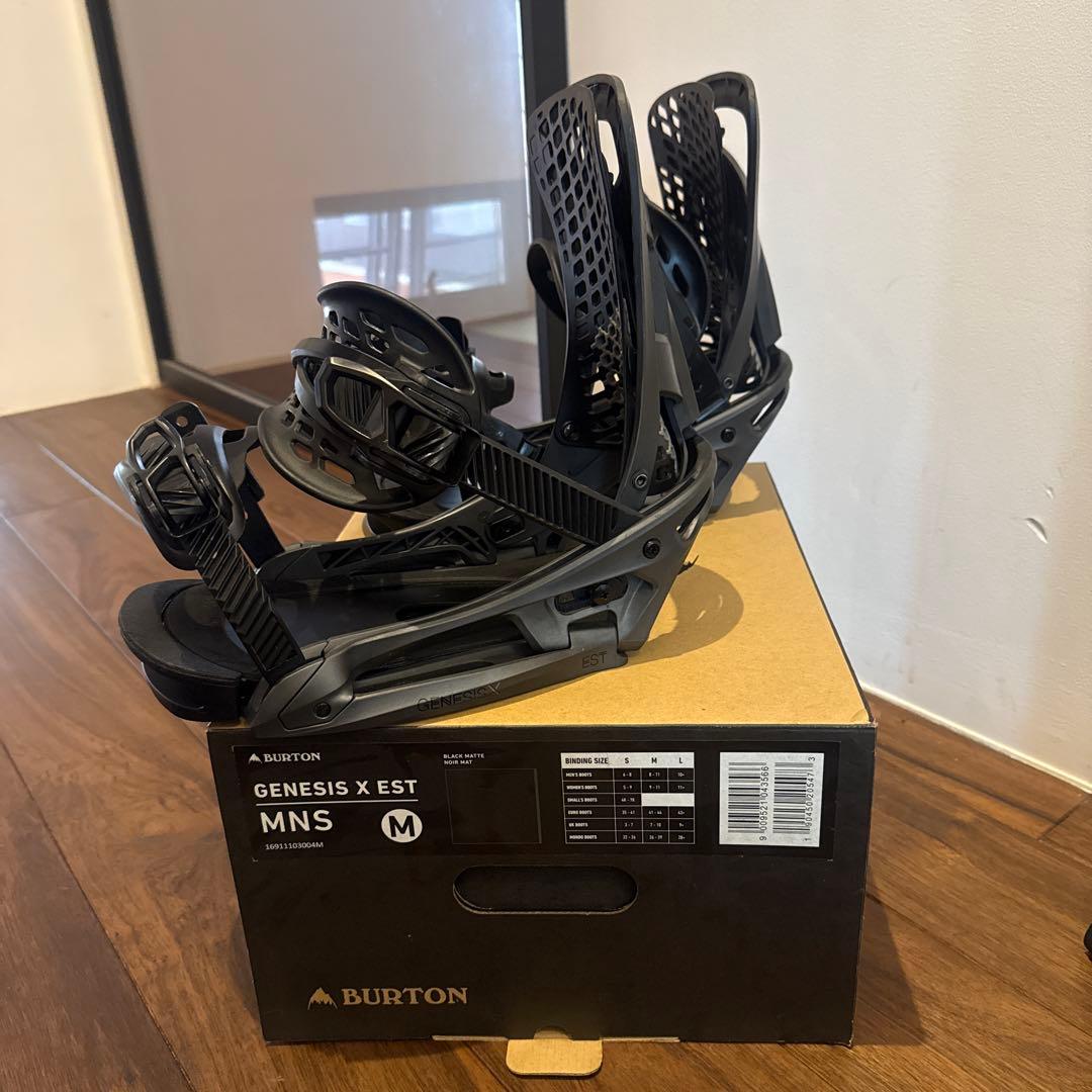 Burton Genesis X EST ビンディング Mサイズ ブラック