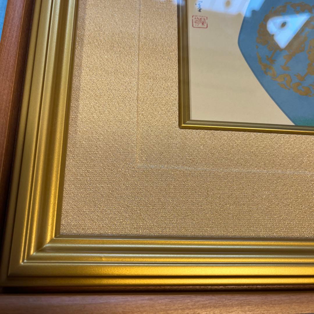 文化勲章受賞 上村松園 鼓の音 シルク版画 美人画 - メルカリ