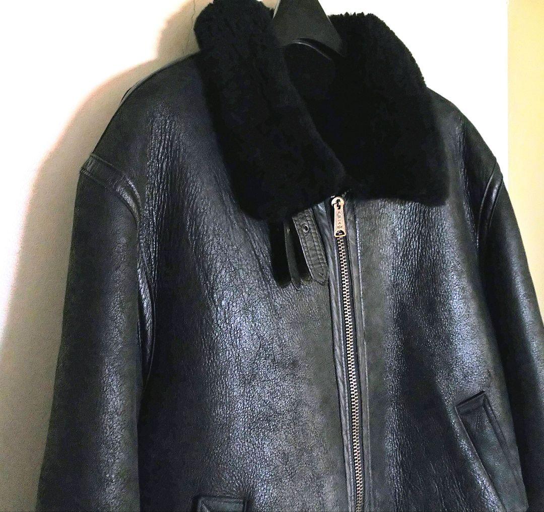 ✨今日だけ価格✨✰ALPHA✰Ｂ3リアルムートン✨USED美品✨