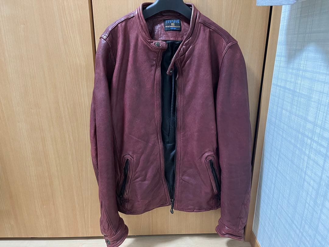 NICOLE CLUB FOR MEN 30周年記念 レザージャケット