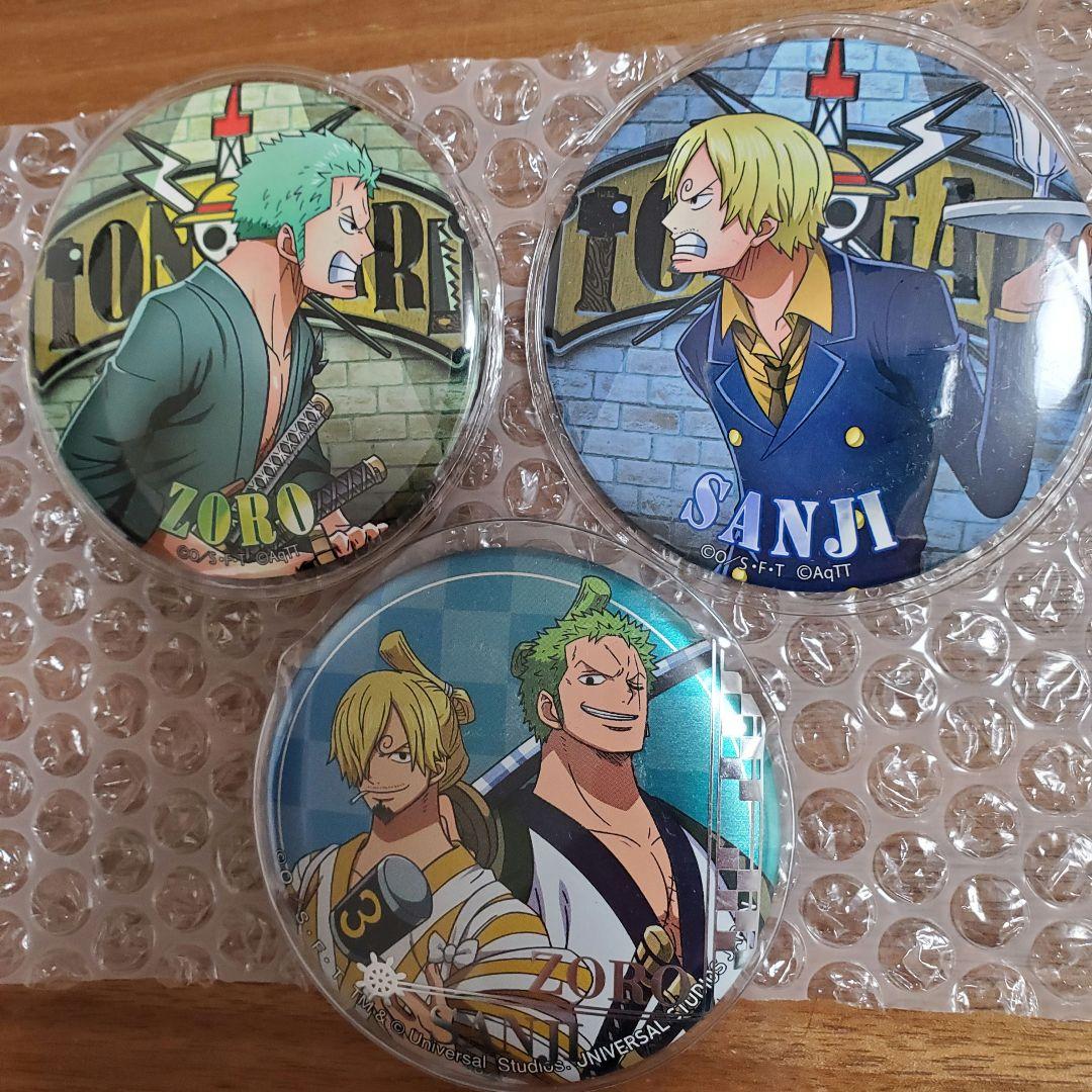 アニメワンピース ゾロ サンジ 缶バッジ 3個まとめ売り ワンピース ゾロ 缶バッジ 3点セット - - メルカリ
