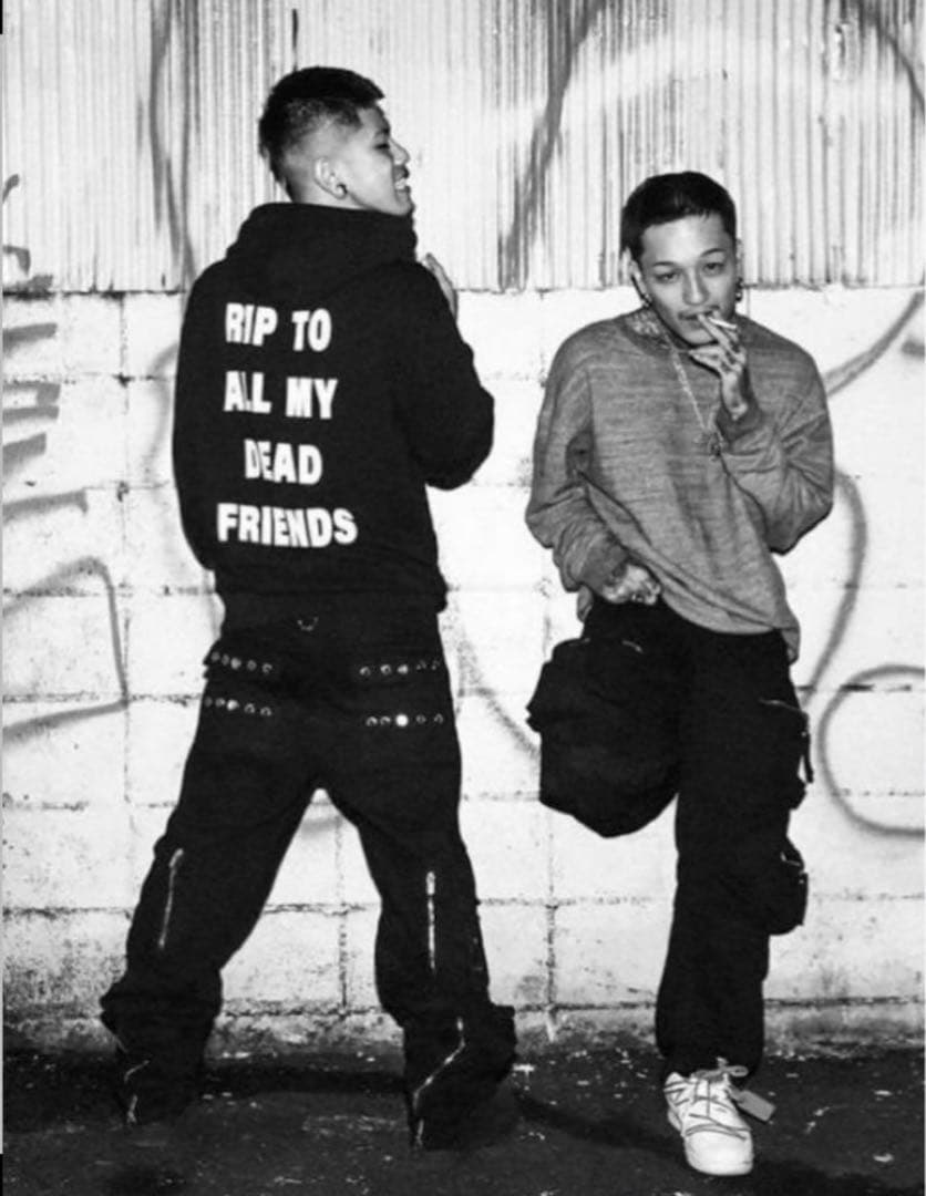 早い者勝ち DADA着用seen better days 666 パーカー - メルカリ