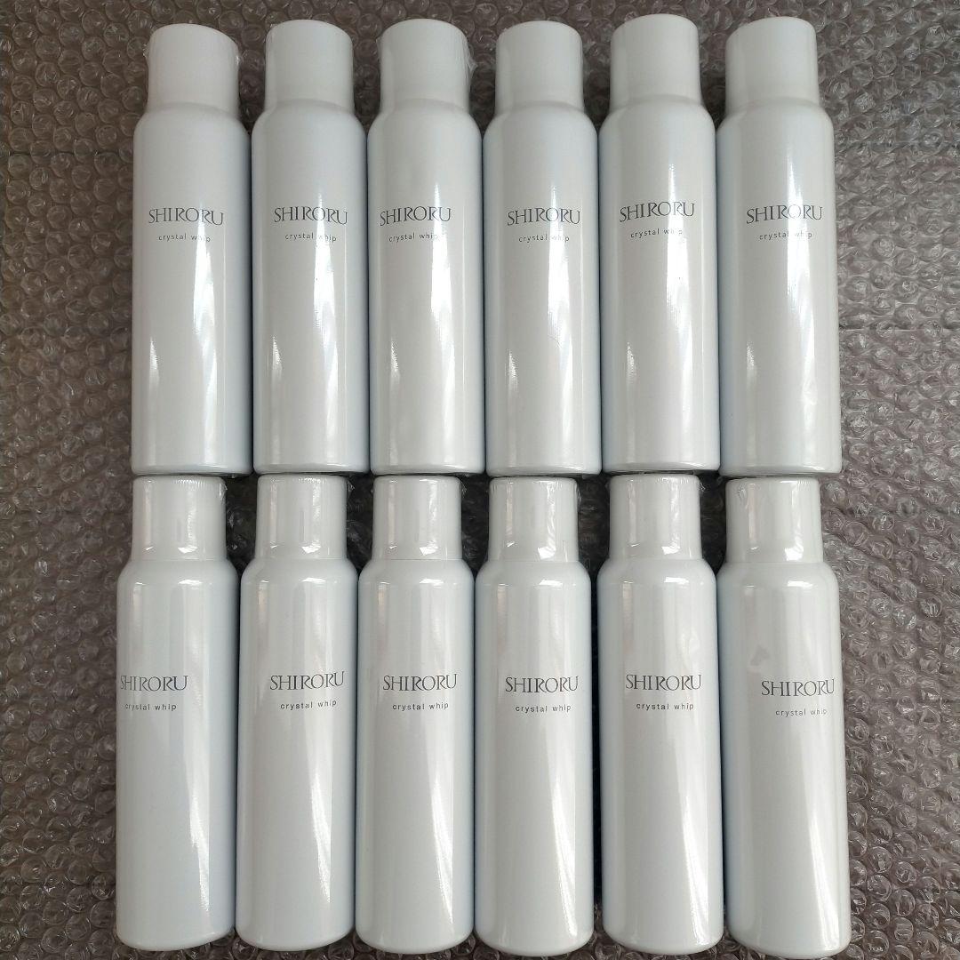 SHIRORU シロル クリスタルホイップ 洗顔料 120g 12本