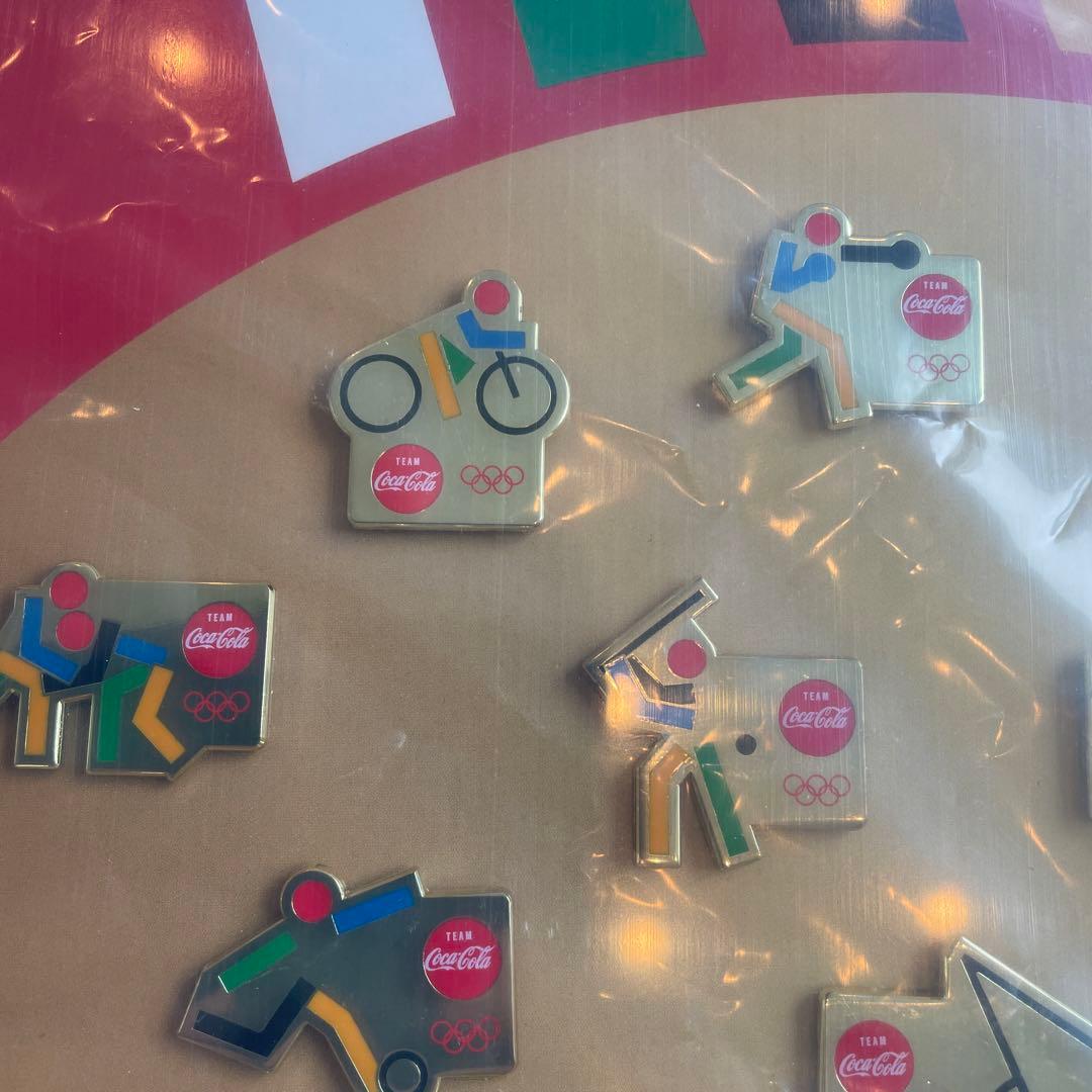 東京オリンピック 額装 ピンバッジ コレクション コカコーラ