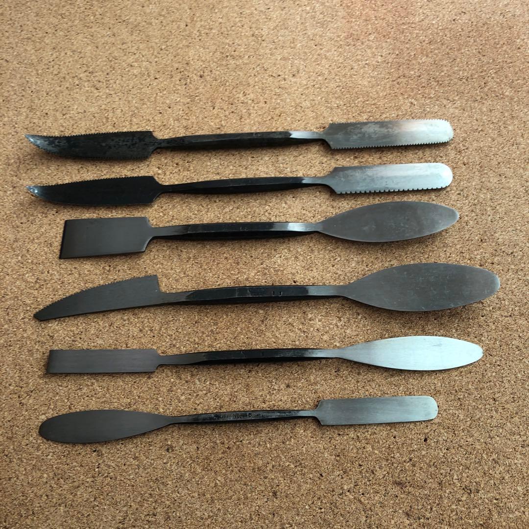 ホルベイン彫塑用鉄ヘラ 6本セット