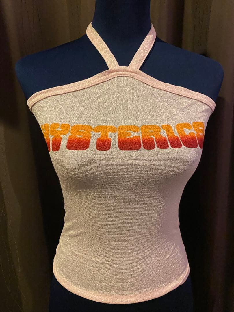 新品　初期　ヒステリックグラマー '90 シアーラメ　ロゴ　キャミソール　Y2K