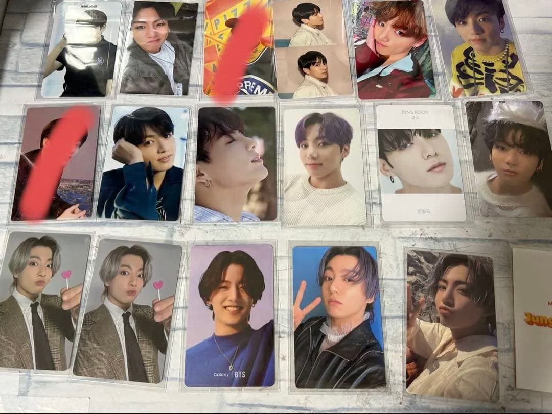 BTSジョングク公式トレカ32枚ミニフォト12枚セット