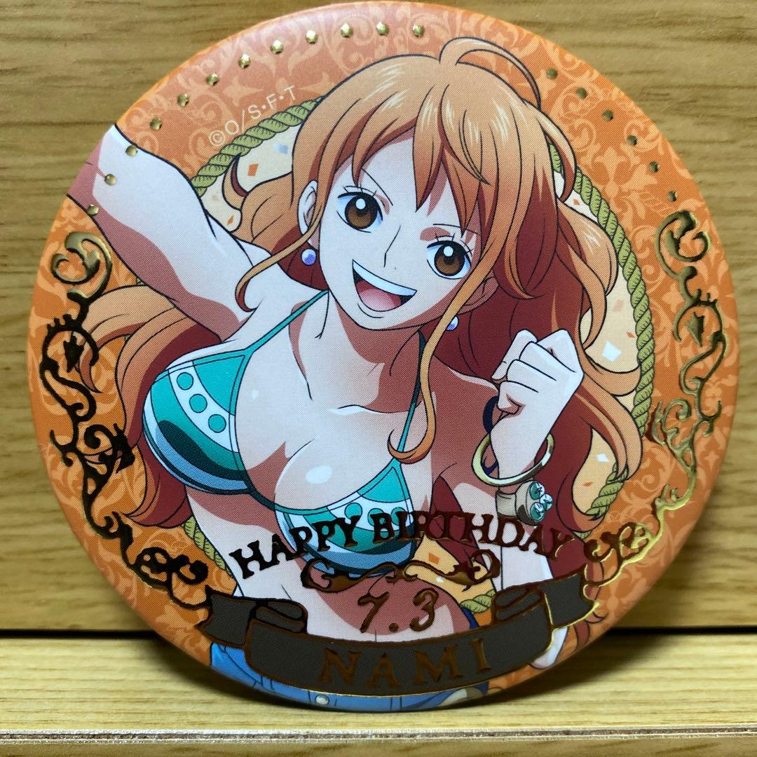 ワンピース バースデージュエリー缶バッジ ナミ - メルカリ