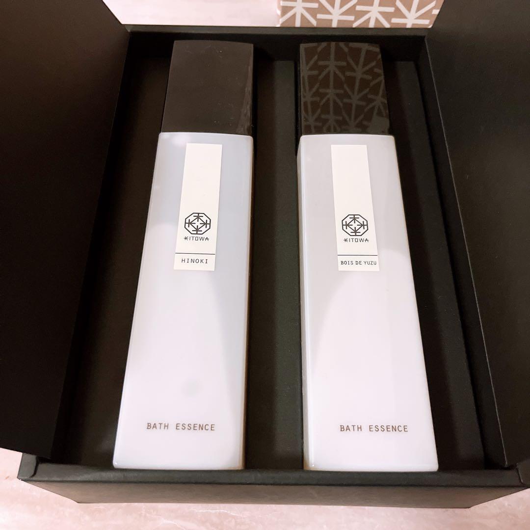 js☆未使用☆ KITOWA バスエッセンス ヒノキ ポンドユズ 各200ml