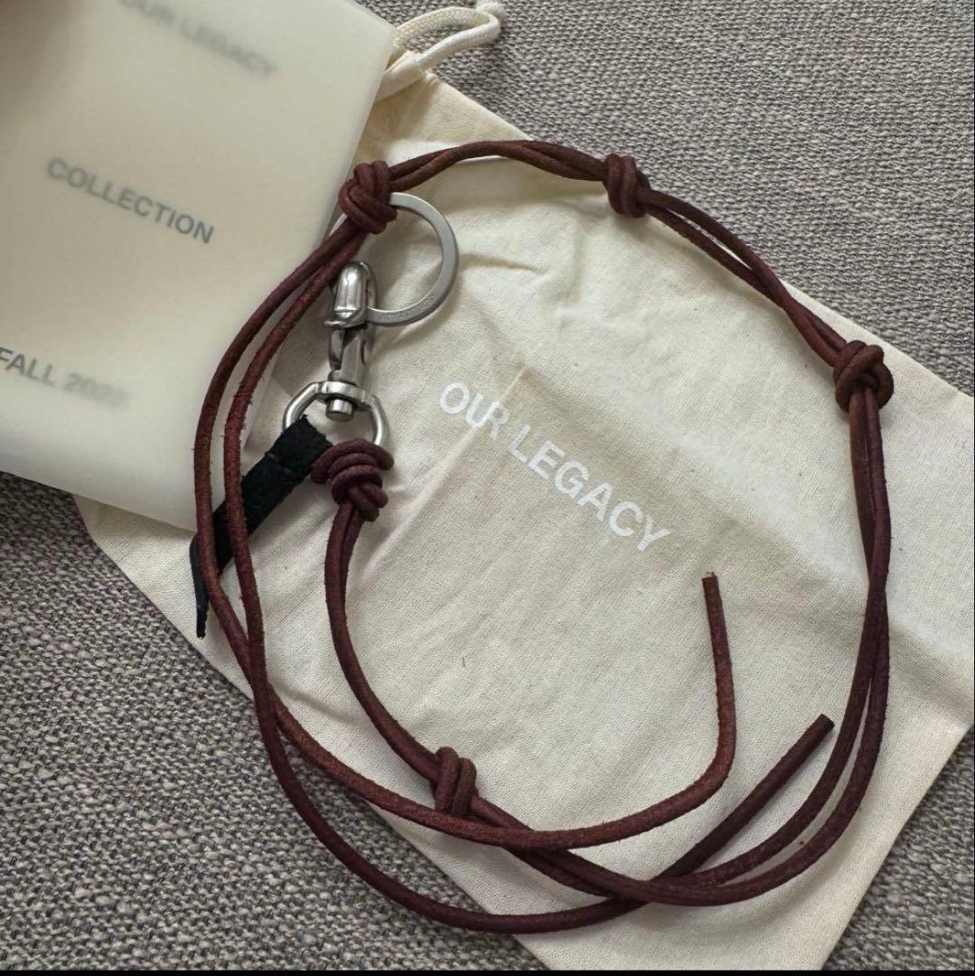 アクセサリー our legacy LADON Scarlet Leather OUR LEGACY（アワー レガシー）