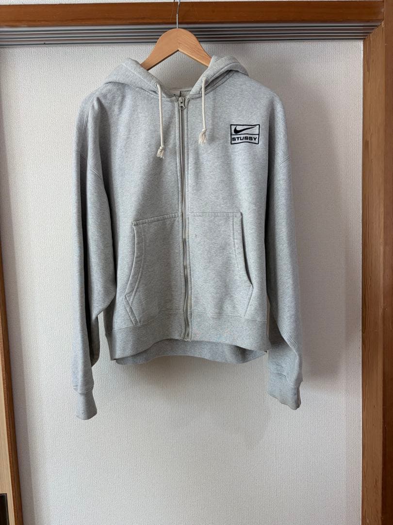 【最安値】Nike STUSSYコラボ ジップパーカー　Mサイズ