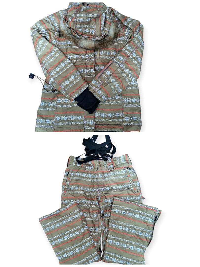 美品　レディース　スキーウェア　上下セット　コロンビア　М(日本のL)　ベージュ スキーウェア 上下セット SNOW ST WS-7704 | スポーツ用品ならヒマラヤ