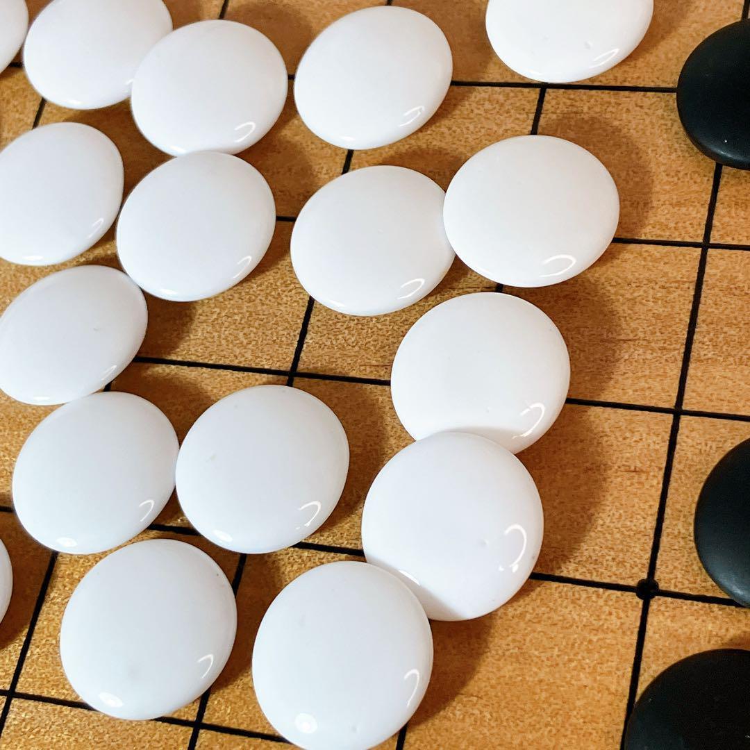 囲碁セット (碁盤 碁石) 本蛤 碁石 本那智黒 34号② - メルカリ