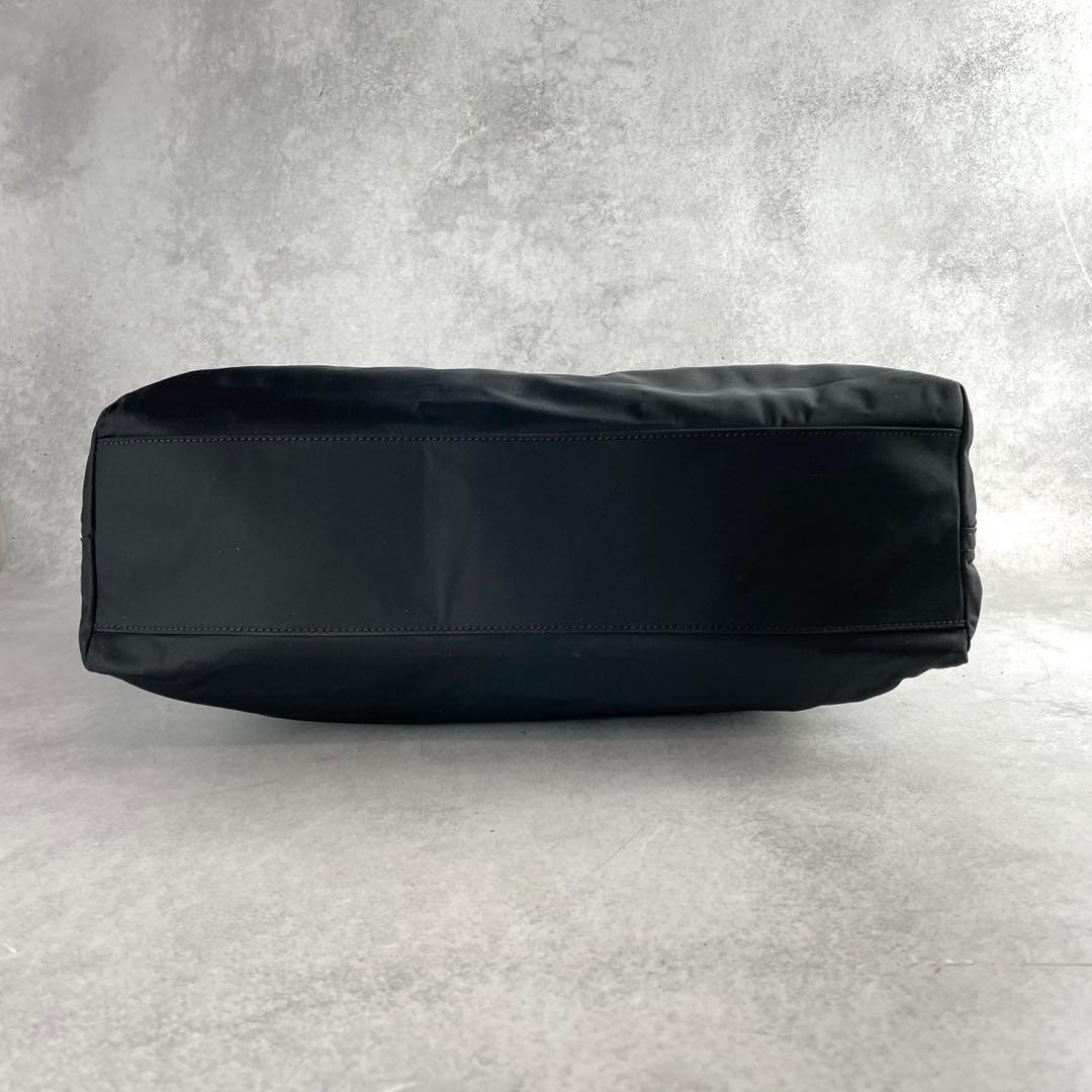 バーバリー トートバッグ 8019899 ブラック ナイロン レザー - メルカリ