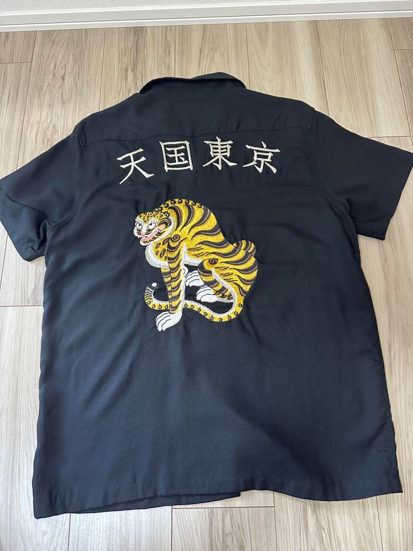 WACKO MARIA 天国東京 シャツ 虎刺繍 - メルカリ