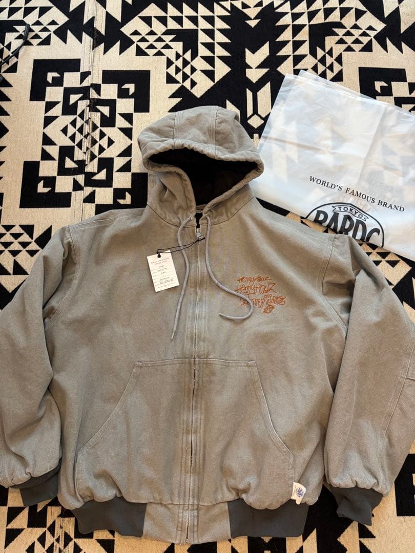 HENRY HAZE フード付きジャケット L グレー