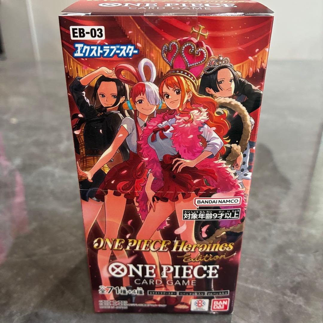 【新品未開封】ヒロインズエディション エクストラブースター 1BOX テープ付き ONE PIECE ワンピースカード box ヒロインズ エディション カートン
